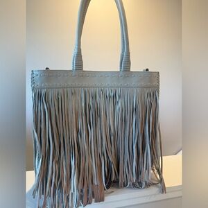 Idyllwind Fringe Leather Tote Bag